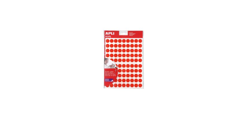 Gommette apli kids geometriqueformes et coloris assortis    pochette 3280 unites