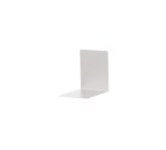 Serre-livres maul aluminium coins arrondis 10x8x10cm      coloris argent