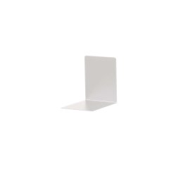 Serre-livres maul aluminium coins arrondis 10x8x10cm      coloris argent