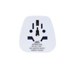 Rivacase PS4100 W00 power plug adapter Type C (Europlug) Type G (UK) White