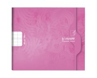 Cahier Maternelles piqué à l'italienne 7000 17x14,7 cm 24 pages DL 3mm IV 70 g - Rose
