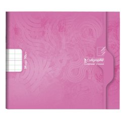 Cahier Maternelles piqué à l'italienne 7000 17x14,7 cm 24 pages DL 3mm IV 70 g - Rose