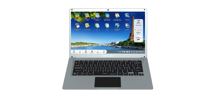 ORDISSIMO Eve 4 Intel® Celeron® N N5100 Ordinateur portable 35,6 cm (14") HD 8 Go 256 Go SSD Wi-Fi 5 (802.11ac) Argent