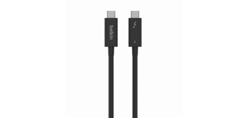 Belkin INZ002bt2MBK 2 m 40 Gbit/s Negro