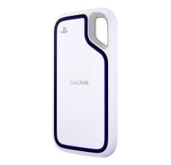 SanDisk SDSSDE62P-2T00-G25 lecteur à circuits intégrés externe 2 To USB Type-C 3.2 Gen 2 (3.1 Gen 2) Blanc