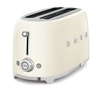 SMEG Grille pain TSF02CREU Crème 2 fentes extra longues