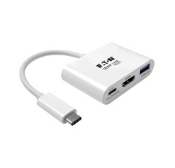 Tripp Lite U444-06N-HU-C station d'accueil USB 3.2 Gen 1 (3.1 Gen 1) Type-C Blanc