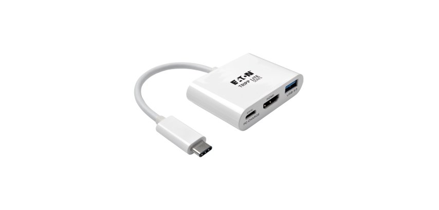 Tripp Lite U444-06N-HU-C station d'accueil USB 3.2 Gen 1 (3.1 Gen 1) Type-C Blanc