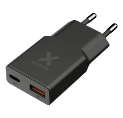 Xtorm XG2SLE0336 chargeur d'appareils mobiles Smartphone, Smartwatch, Tablette Noir, Charbon de bois Secteur Charge rapide Intérieure