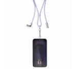 Intenso Handykette als Lade- + Datenkabel USB-C bis 1,65m lila cavo USB USB C Viola
