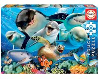 Puzzles carton 100 pieces educatives sous l'eau 100     pieces
