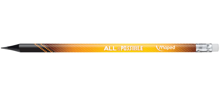 Crayon graphite BLACK'PEPS ENERGY, dureté: HB, pot 72