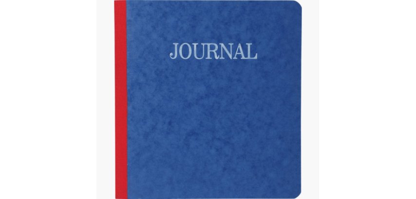 Piqûre 21x19cm journal folioté 80 pages - Couleurs assorties