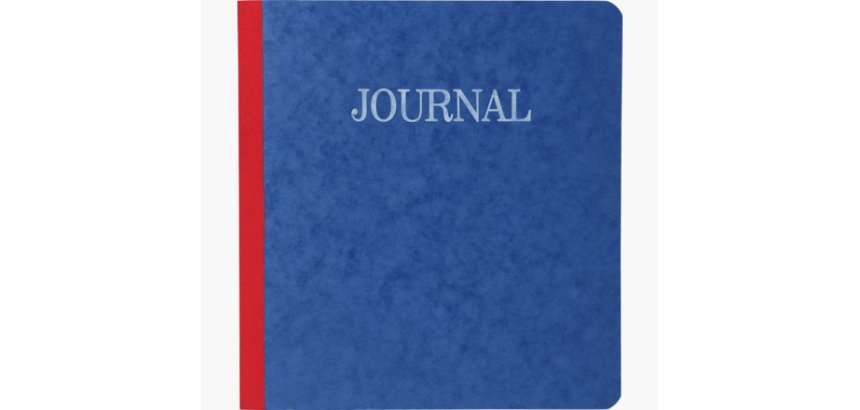 Piqûre 21x19cm journal folioté 80 pages - Couleurs assorties