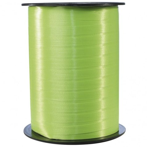 Bolduc bobine lisse 500mx7mm, Argent - Vert clair