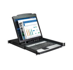 Eaton B020-U16-19-K commutateur écran, clavier et souris Grille de montage Noir