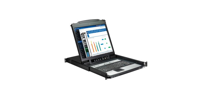 Eaton B020-U16-19-K commutateur écran, clavier et souris Grille de montage Noir