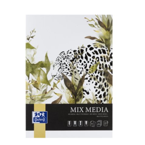 Bloc mixmedia Oxford art endosse 297x420 50p 225g uni
