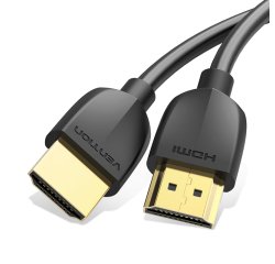Vention Cable HDMI 2.0 4K Portatil AAIBD/ HDMI Macho - HDMI Macho/ 50cm/ Negro
