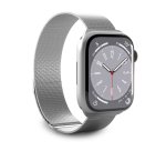 SBS Bracelet pour montre PURO band Apple Watch Argent-boîtier 42-44-45-49mm