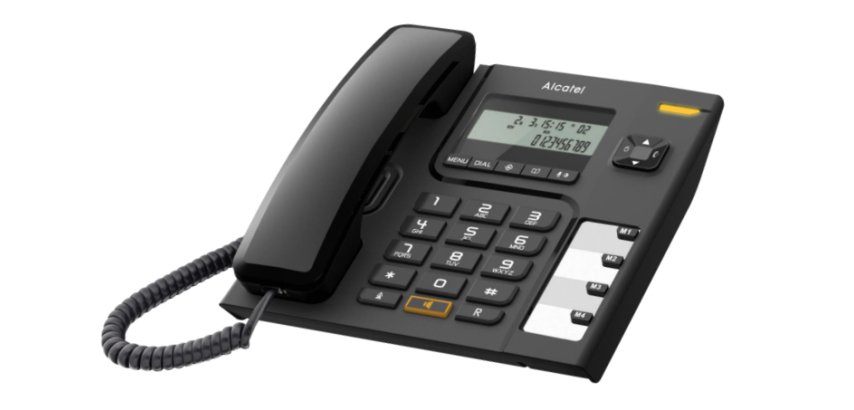 Teléfono Alcatel T56 Teléfono analógico Identificador de llamadas Negro