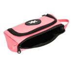 Trousse large antartik avec poche frontale grande         ouverture 110x85x200 mm       corail