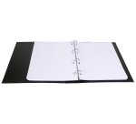 Reliure registre économique 32x26cm 4 anneaux - Conseils d'administration - Noir
