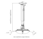 LINK Braccio Supporto Da Muro O Soffitto Per Proiettore