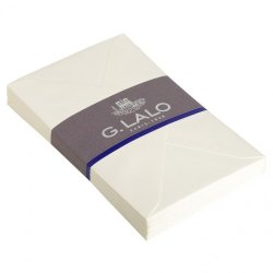Paquet de 25 enveloppes gommées format C6 11,4X16,2cm. Coloris Blanc