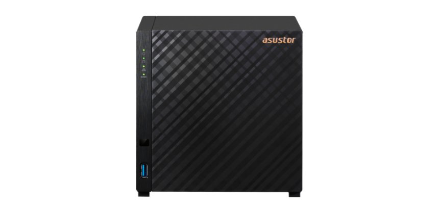 Asustor AS1204T NAS Tower Realtek RTD1619B 1 Go DDR4 0 To ADM Noir