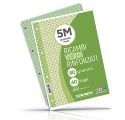 Blasetti 7814 ricambi per quaderni 210 x 297 mm (A4) 40 fogli