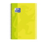 Répertoire Oxford Color Life A4 petits carreaux 5mm 180 pages reliure spirale couverture carte coloris assortis