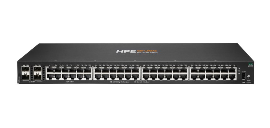 HPE Aruba Networking CX 6000 48p 10M/100M/1G 4p SFP 1G Switch