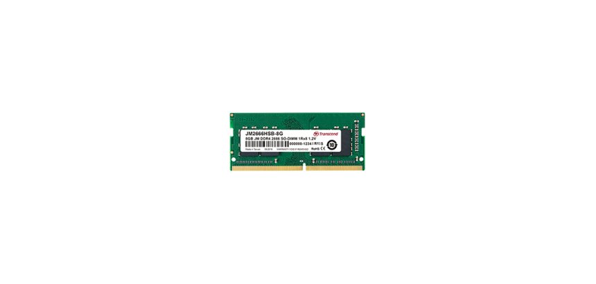 Transcend JetRam JM2666HSE-16G module de mémoire 16 Go 1 x 8 Go DDR4 260-pin SO-DIMM