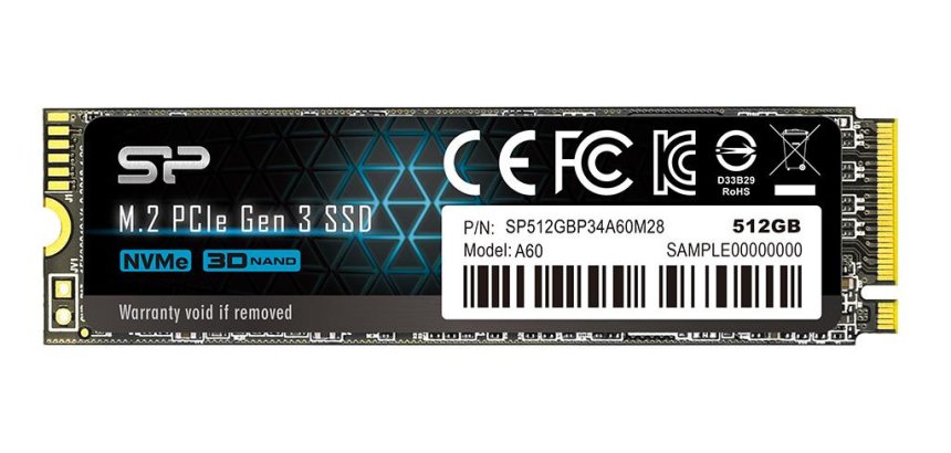 Silicon Power P34A60 512 Go M.2 PCI Express NVMe SLC