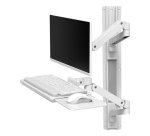 Ergotron LX Pro Series 45-696-290 support d'écran plat pour bureau 86,4 cm (34") Mur Blanc