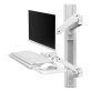 Ergotron LX Pro Series 45-696-290 support d'écran plat pour bureau 86,4 cm (34") Mur Blanc