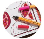 Stylo-feutre stabilo point 88 color parade pointe fine      0,4mm coloris assortis pack   de 20