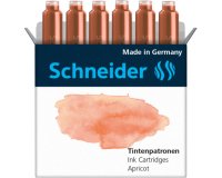 Cartouche encre schneider coloris abricot pastel boite  6 unites