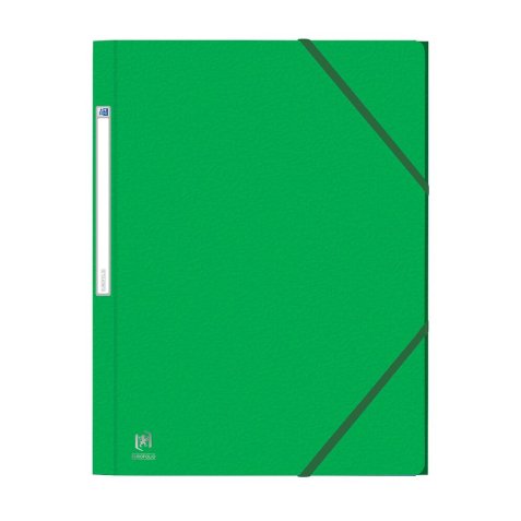 Chemise 3 rabats et élastique EUROFOLIO en carte grainée 5/10e, 450g.Pour format A4. Coloris vert