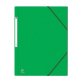 Chemise 3 rabats et élastique EUROFOLIO en carte grainée 5/10e, 450g.Pour format A4. Coloris vert