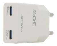 Mobilis 020026 chargeur d'appareils mobiles Universel Blanc Secteur Charge rapide Intérieure