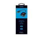 MCL CG-287C câble vidéo et adaptateur 0,24 m HDMI Type A (Standard) VGA (D-Sub) + 3,5 mm Noir