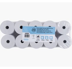 Bobines Caisses Exacompta 40808E - l 80 mm x L 76 m, Ø 72 mm - 1 pli(s) - paquet de 10