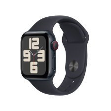 Apple Watch SE OLED 40 mm Numérique 324 x 394 pixels Écran tactile 4G Noir Wifi GPS (satellite)