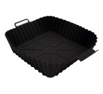 Muitomas Set teglia per friggitrice ad aria nero
