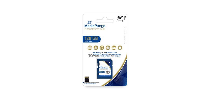 MediaRange MR969 flash memory 128 GB SDXC UHS-I Class 10