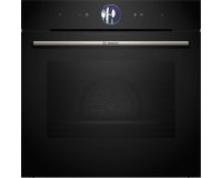 BOSCH Four encastrable pyrolyse HRG7764B1, Série 8, fonction vapeur, 71 litres