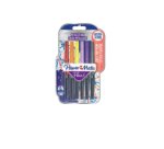 Blister 6 stylos-feutres paper mate flair metallic     coloris assortis