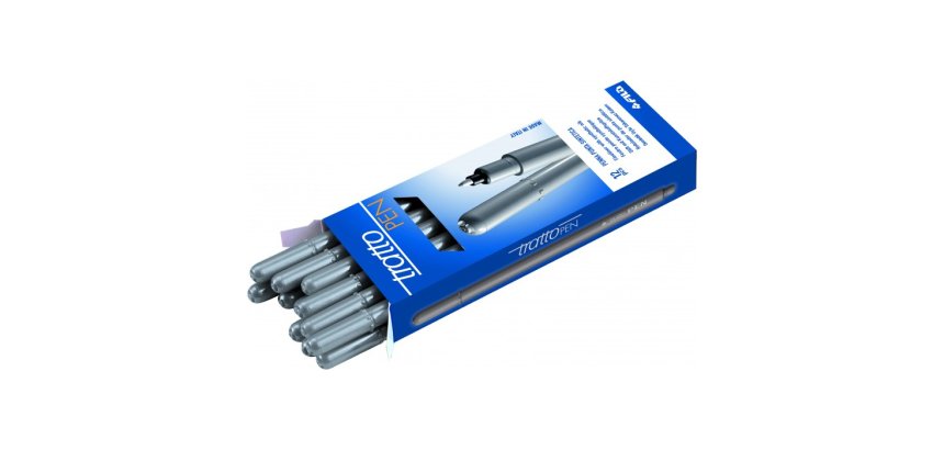 Tratto Pen fineliner Fine Grey 12 pc(s)